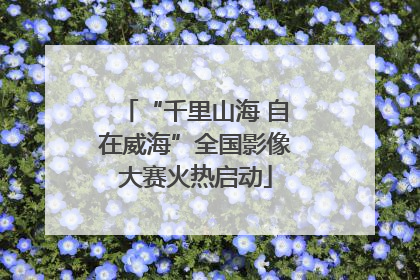 “千里山海 自在威海”全国影像大赛火热启动