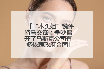 “木头姐”锐评特马交锋：争吵揭开了马斯克公司有多依赖政府合同