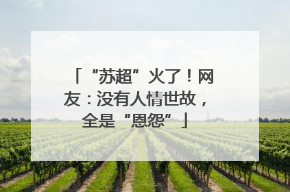 “苏超”火了！网友：没有人情世故，全是“恩怨”