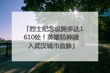 烈士纪念设施多达1610处！英雄精神融入武汉城市血脉