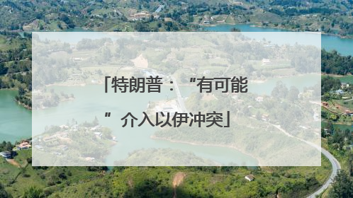 特朗普：“有可能”介入以伊冲突