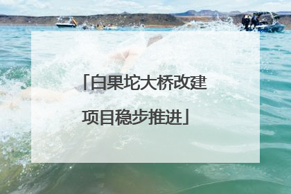 白果坨大桥改建项目稳步推进