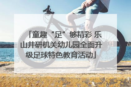 童趣“足”够精彩 乐山井研机关幼儿园全面升级足球特色教育活动