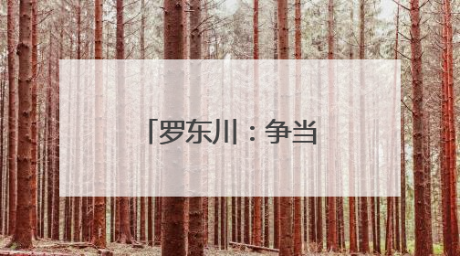 罗东川：争当爱党爱国勤奋好学全面发展的新时代好少年