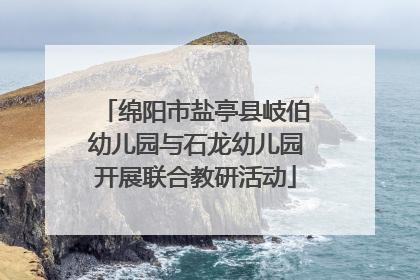 绵阳市盐亭县岐伯幼儿园与石龙幼儿园开展联合教研活动