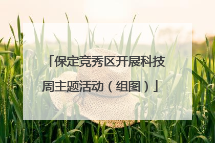 保定竞秀区开展科技周主题活动（组图）