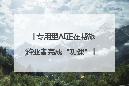 专用型AI正在帮旅游业者完成“功课”