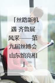 丝路新机遇 齐鲁展风采——第九届丝博会山东馆亮相