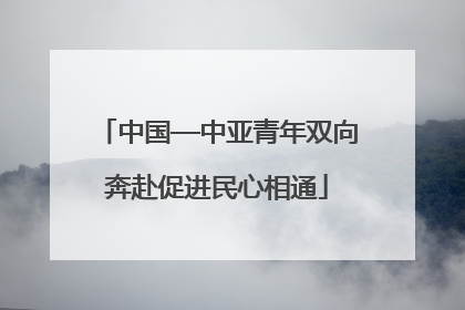 中国—中亚青年双向奔赴促进民心相通