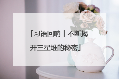 习语回响丨不断揭开三星堆的秘密