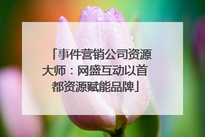 事件营销公司资源大师：网盛互动以首都资源赋能品牌