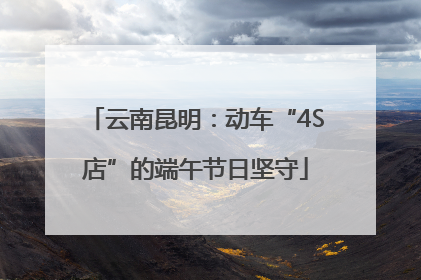 云南昆明：动车“4S店”的端午节日坚守