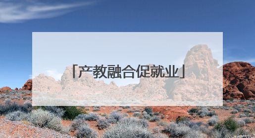 产教融合促就业