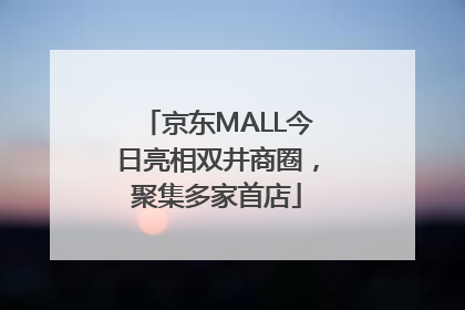 京东MALL今日亮相双井商圈，聚集多家首店