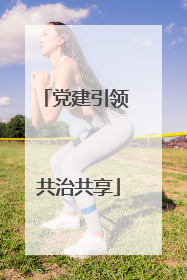 党建引领 共治共享