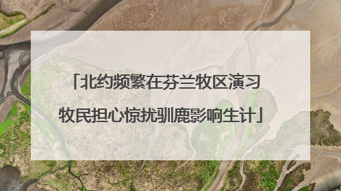 北约频繁在芬兰牧区演习 牧民担心惊扰驯鹿影响生计