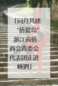 同舟共建“侨爱岛” 浙江省侨商会青委会代表团走进嵊泗