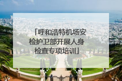 呼和浩特机场安检护卫部开展人身检查专项培训