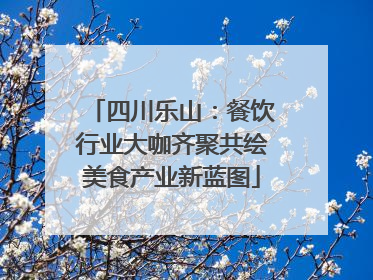 四川乐山：餐饮行业大咖齐聚共绘美食产业新蓝图
