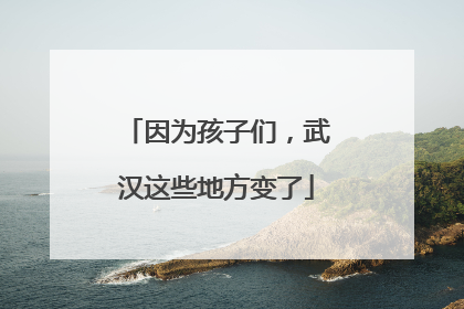 因为孩子们，武汉这些地方变了