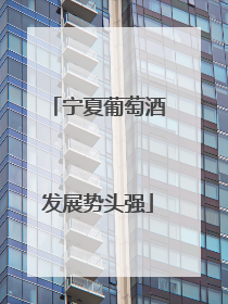 宁夏葡萄酒发展势头强