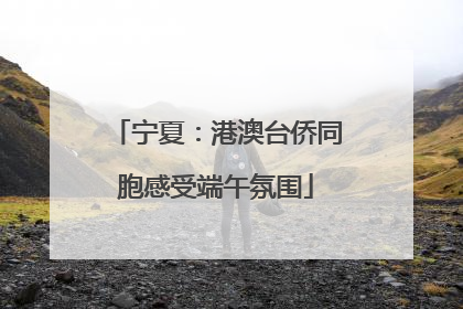 宁夏：港澳台侨同胞感受端午氛围