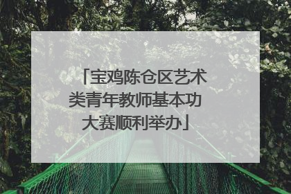 宝鸡陈仓区艺术类青年教师基本功大赛顺利举办