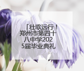 壮歌远行！郑州市第四十八中学2025届毕业典礼圆满举行