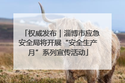 权威发布｜淄博市应急安全局将开展“安全生产月”系列宣传活动