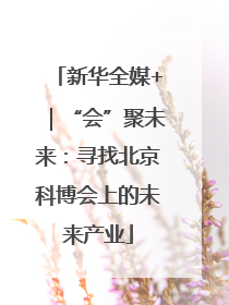 新华全媒+｜“会”聚未来：寻找北京科博会上的未来产业