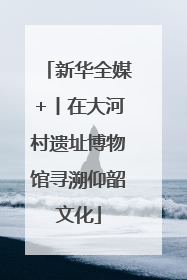 新华全媒+丨在大河村遗址博物馆寻溯仰韶文化