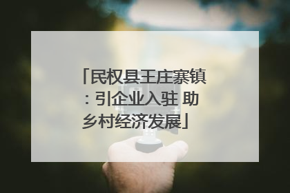 民权县王庄寨镇：引企业入驻 助乡村经济发展