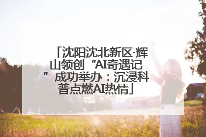 沈阳沈北新区·辉山领创“AI奇遇记”成功举办：沉浸科普点燃AI热情