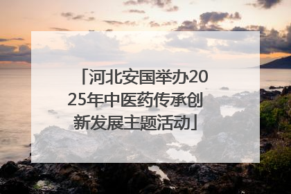 河北安国举办2025年中医药传承创新发展主题活动