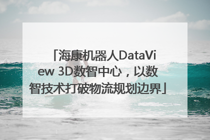 海康机器人DataView 3D数智中心，以数智技术打破物流规划边界