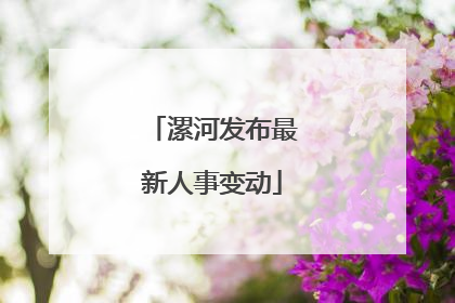 漯河发布最新人事变动