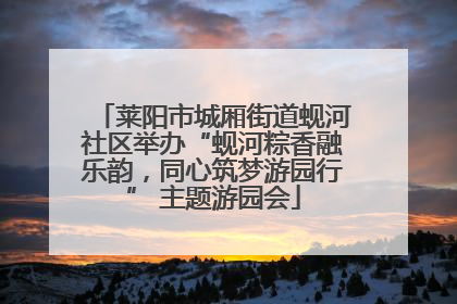 莱阳市城厢街道蚬河社区举办“蚬河粽香融乐韵，同心筑梦游园行” 主题游园会