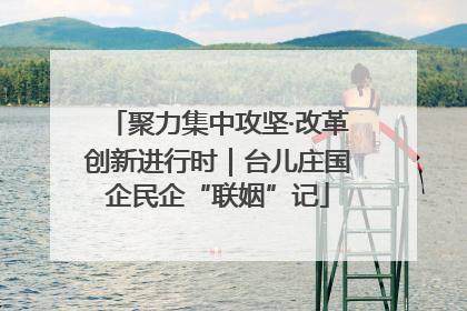 聚力集中攻坚·改革创新进行时｜台儿庄国企民企“联姻”记