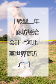 转型三年，廊坊经洽会让“河北离世界更近了”