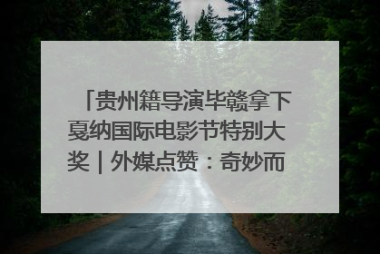 贵州籍导演毕赣拿下戛纳国际电影节特别大奖｜外媒点赞：奇妙而广阔的纯粹电影梦