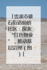 贵溪市雄石街道仙桥社区：探索“红色物业”，推动基层治理（图）