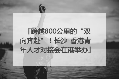 跨越800公里的“双向奔赴”！长沙-香港青年人才对接会在港举办