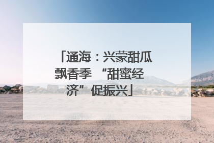 通海：兴蒙甜瓜飘香季 “甜蜜经济”促振兴