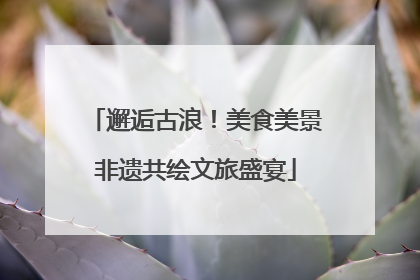 邂逅古浪！美食美景非遗共绘文旅盛宴