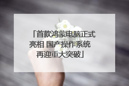 首款鸿蒙电脑正式亮相 国产操作系统再迎重大突破