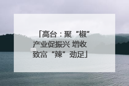 高台：聚“椒”产业促振兴 增收致富“辣”劲足