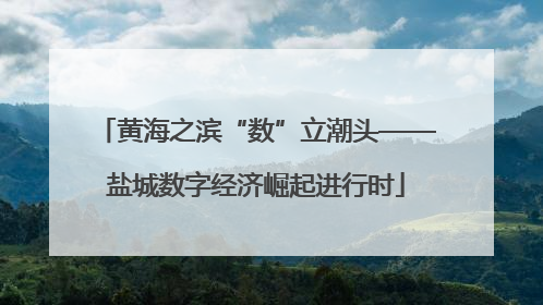黄海之滨“数”立潮头——盐城数字经济崛起进行时