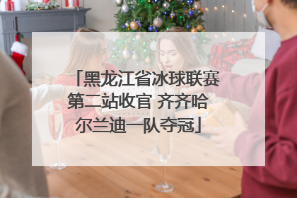 黑龙江省冰球联赛第二站收官 齐齐哈尔兰迪一队夺冠