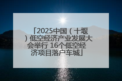 2025中国（十堰）低空经济产业发展大会举行 16个低空经济项目落户车城