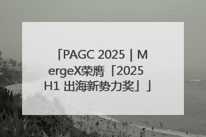PAGC 2025｜MergeX荣膺「2025 H1 出海新势力奖」